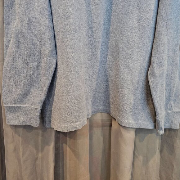 Polo Ralph Lauren Men's Blue Long Sleeve 1/4 Zip Pullover Sweater (L Tall) - Picture 6 of 13